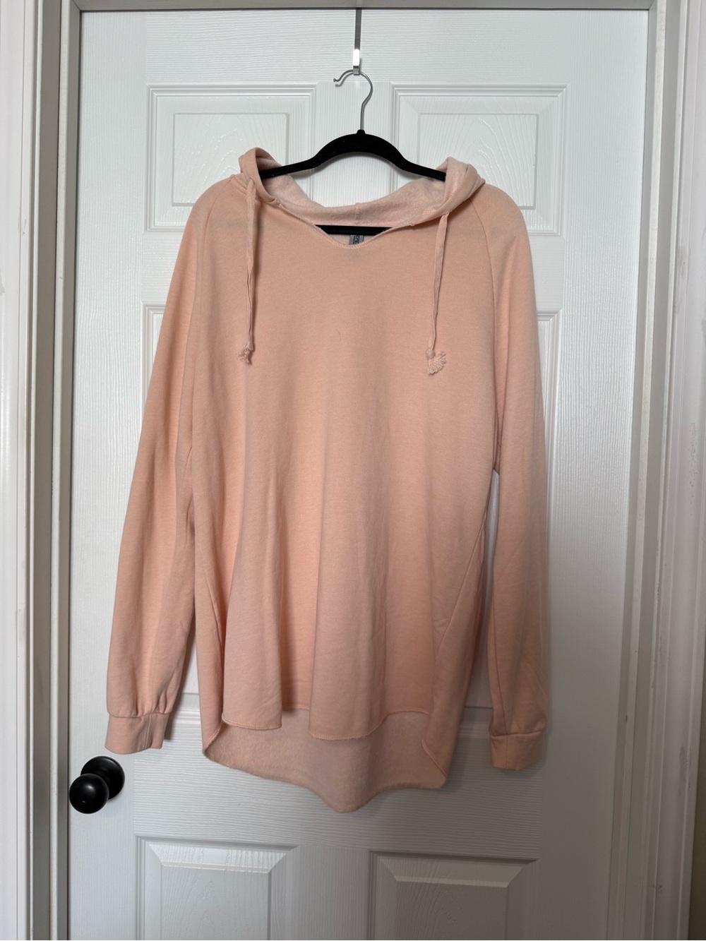 Women's Lightweight Hooded Pullover Sweater - Blush Pink